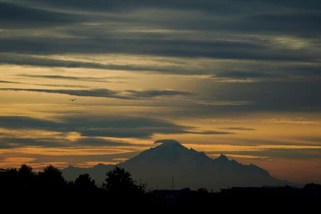 Canada, sunrise over Richmond