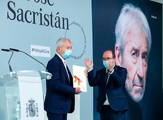 San Sebastian Film Festival, Jose Sacristan receives National Cinema Award