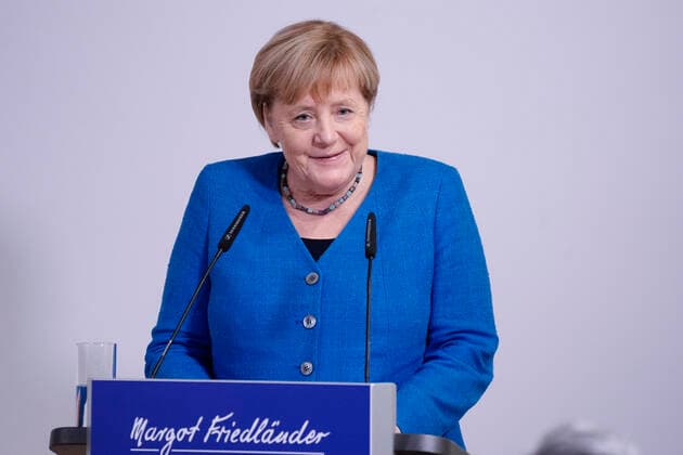 Berlin, Angela Merkel gives speech at the award ceremony of the Margot Friedländer Prize