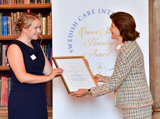 Queen Silvia presents Nursing Award in Stockholm