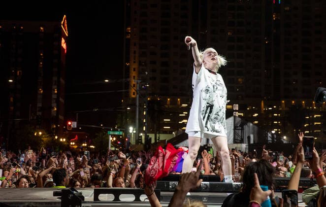 Billie Eilish concert in Las Vegas