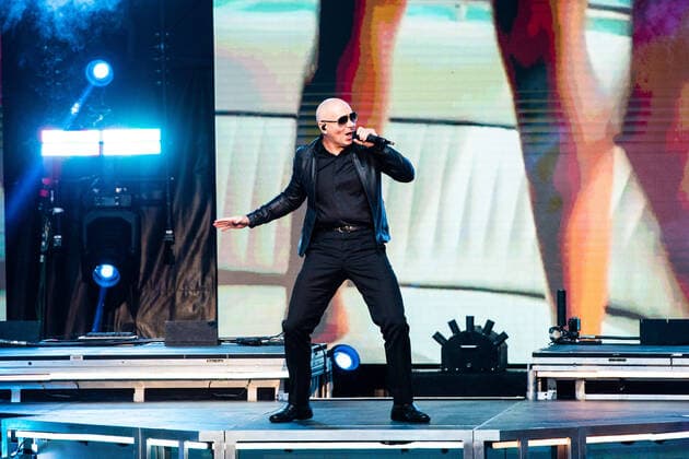 Pitbull concert in Mountain View