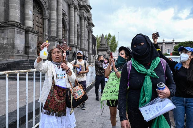 Safe Abortion Day, protests in Mexico
