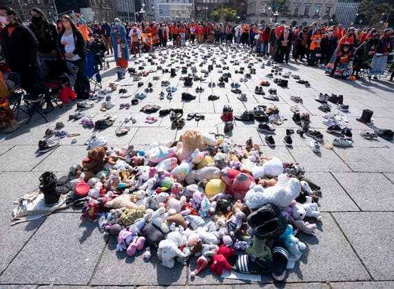 Canada, memorial service on Parliament Hill in Ottawa