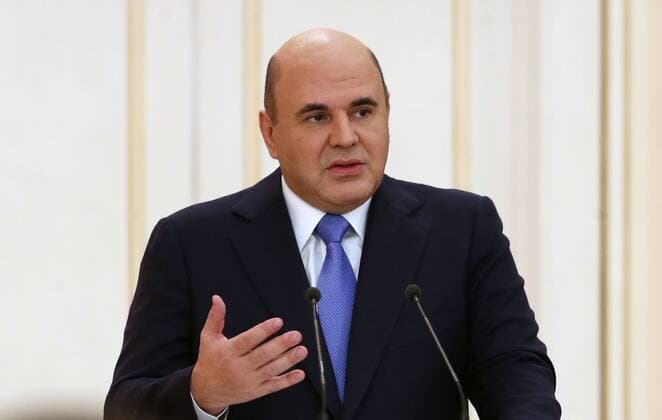 Russia, Mikhail Mishustin during the award ceremony for education in Moscow