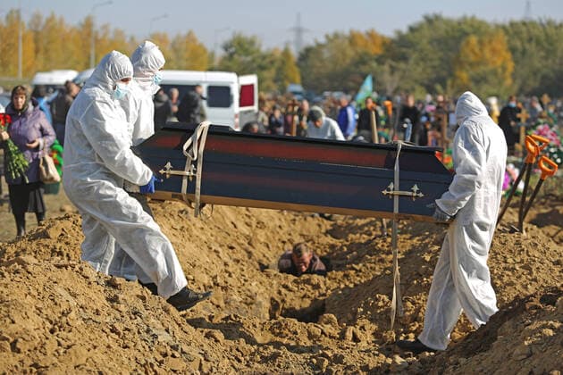 Coronavirus in Russia, death toll reaches new high - stock images