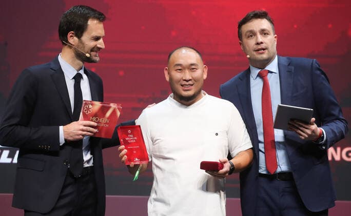 Award of the Guide Michelin in Moscow