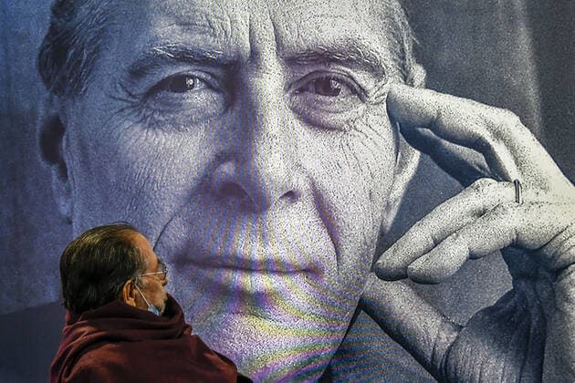 Rome Film Festival, Roberto Rosselini at the Press Conference for the Roberto Rossellini Award