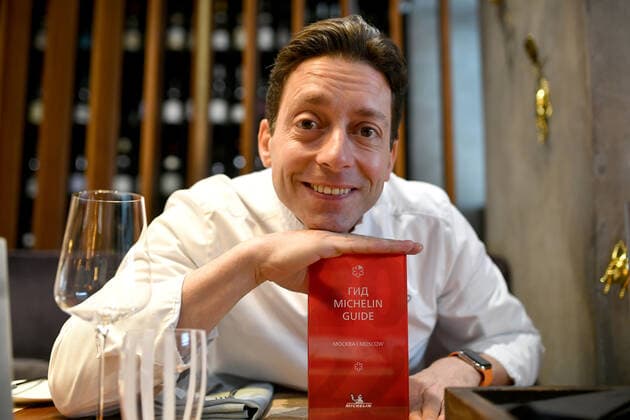 Award of the Guide Michelin in Moscow