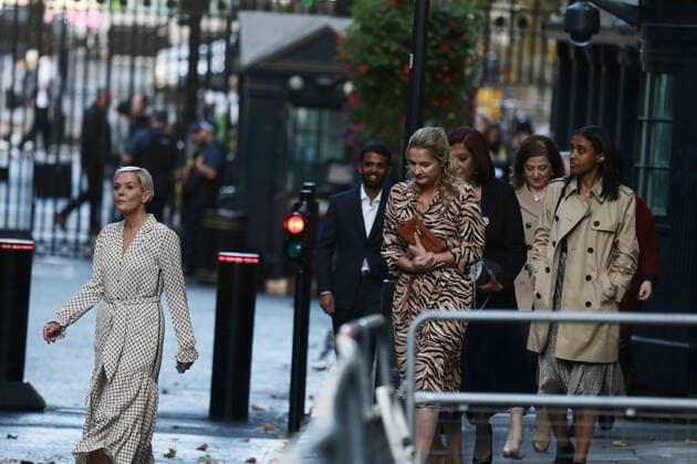 London, Health Hero award winners arrive in Downing Street