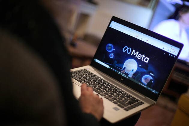 Facebook renamed Meta - icon and stock images