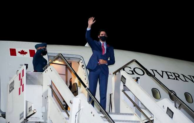 G20 Summit in Rome, Arrival Canada Prime Minister Justin Trudeau