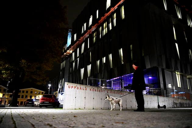 Sweden, Two dead in accident at concert hall in Uppsala