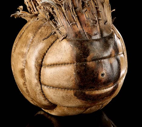 Volleyball Wilson from the movie Cast Away with Tom Hanks sold at auction, stock images