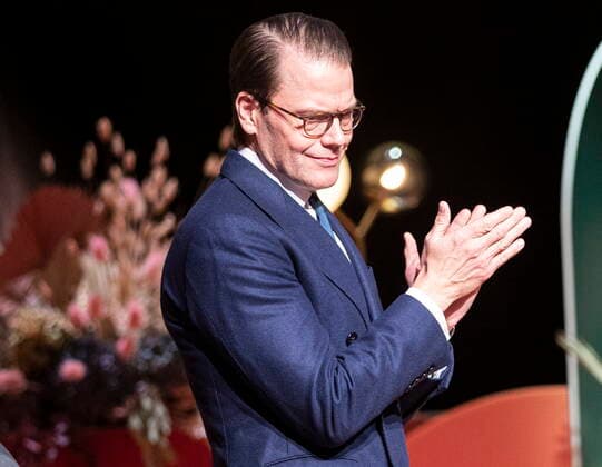 Sweden, Prince Daniel during an award ceremony in Stockholm