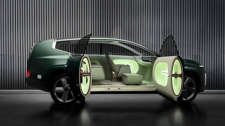 Vehicles, E-cars, Prototype Hyundai SEVEN