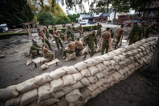 Canada, flooding in Abbotsford