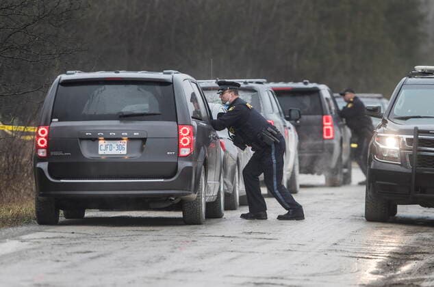 Canada, police action after shooting in Kawartha Lakes, Ontario