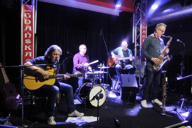 Georg Göbel-Jakobi, Detlef Hinze, Peter Deinum and Lothar van Staa Concert in Oberhausen