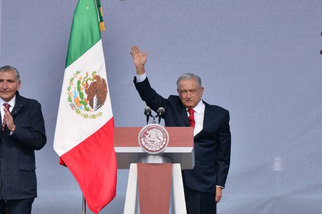 Mexico City, Andres Manuel Lopez Obrador delivers state of the nation report in Mexico