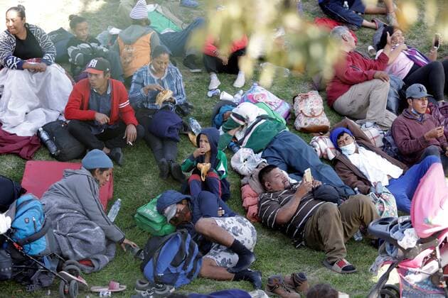 Mexico, migrants in Puebla