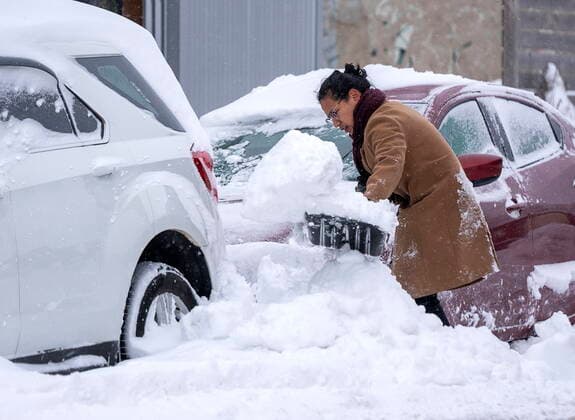 Canada, snow masses in Halifax