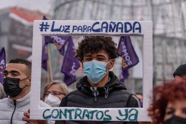 Spain, electricity for Canada Real - Demonstration in Madrid