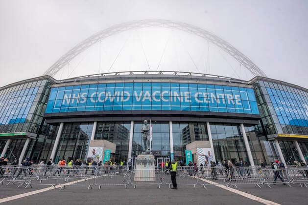 London, Get Boosted now campaign, Covid vaccinations at football stadiums