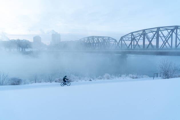 Canada, Arctic temperatures in Saskatoon