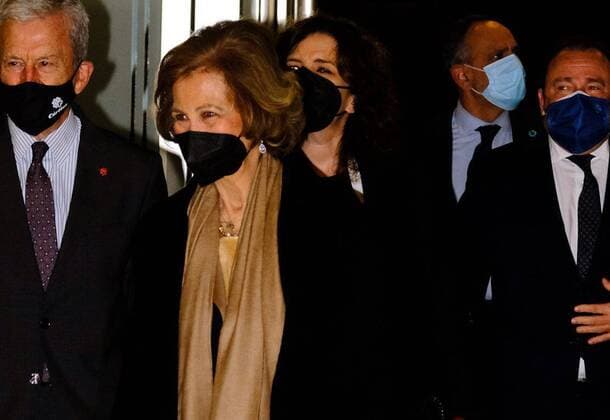 Sofia of Spain attends charity concert in Madrid