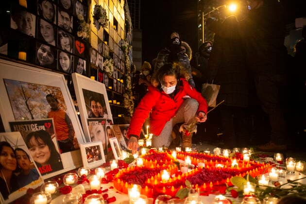 Canada, mourning for the victims of flight PS752 in Toronto