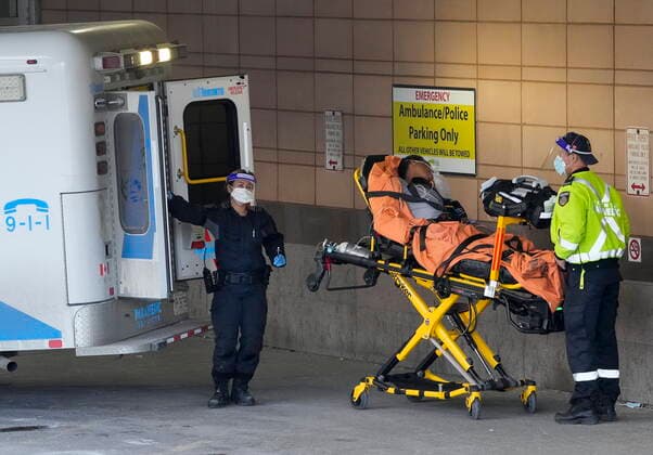 Coronavirus in Canada, patients taken by ambulance to Michael Garron Hospital in Toronto