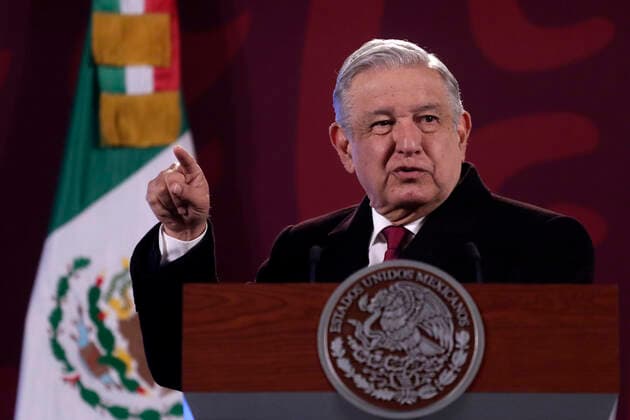 Mexico, Andres Manuel Lopez Obrador Press Conference in Mexico City