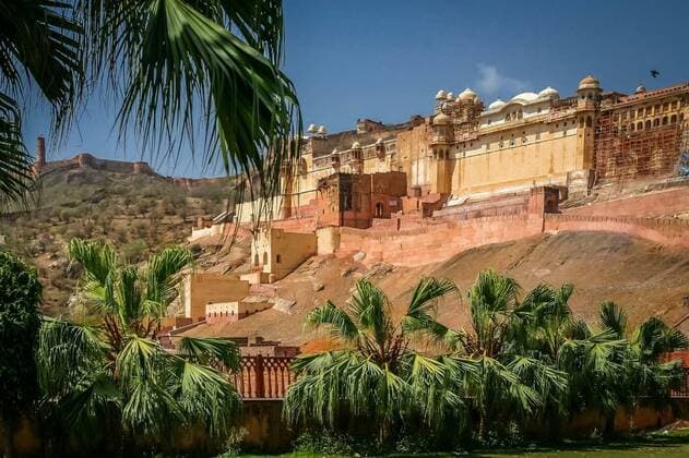 Travel, Parks and Gardens, India, Fort Amber in Jaipur