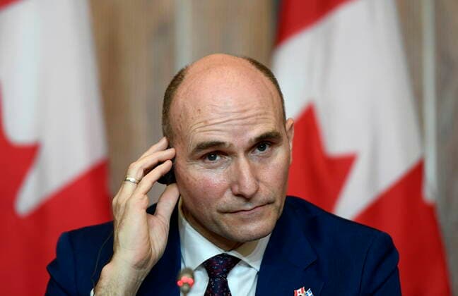 Coronavirus in Canada, Health Minister Jean-Yves Duclos Press Conference in Ottawa