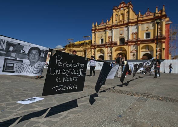 Mexico, memorial ceremony for killed journalists in Tijuana