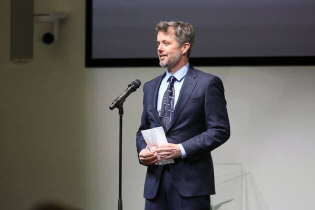 Crown Prince Frederik of Denmark at the Industries Fonds Entrepreneurship Award Ceremony