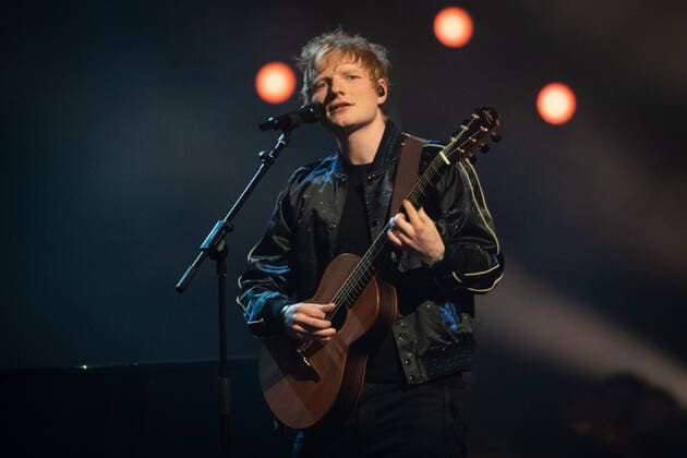 BRIT Awards in London - Ed Sheeran wins award for best songwriter