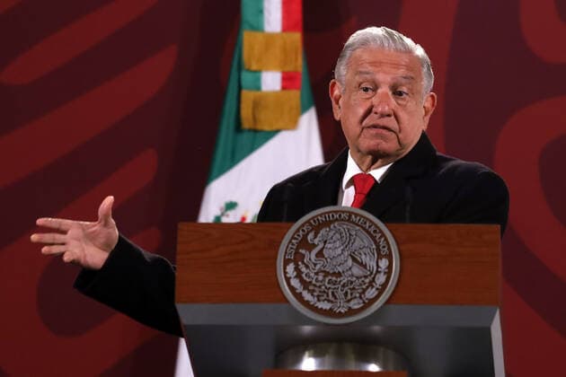 Mexico, President Andres Manuel Lopez Obrador Press Conference in Mexico City