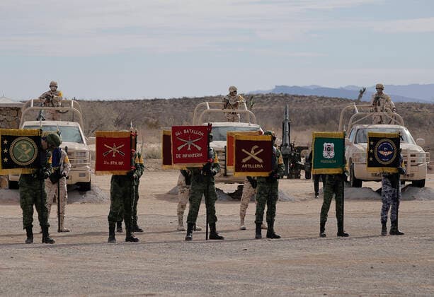 Mexico, Celebrations 109 years of the Mexican Army in Ramos Arizpe