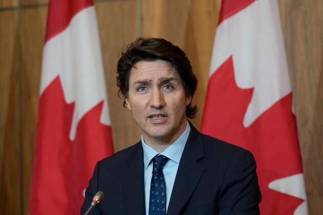 Canada, Justin Trudeau Press Conference in Ottawa