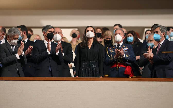 Queen Letizia of Spain at memorial concert for terror victims