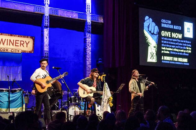 Ukraine conflict, USA, benefit concert in New York