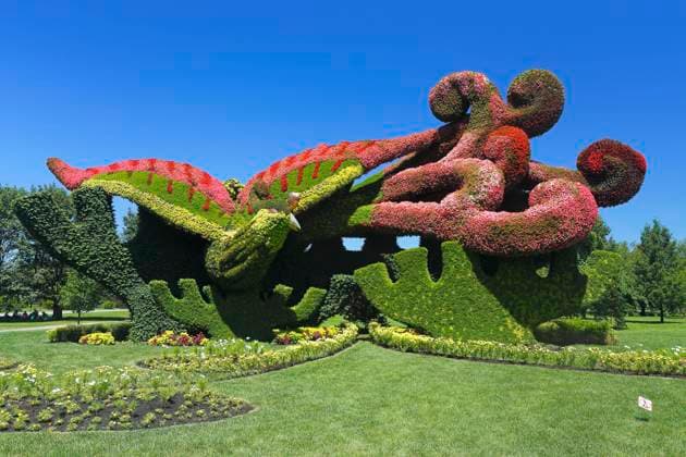 Travel, Parks and Gardens, Canada, Botanischer Garten in Montreal