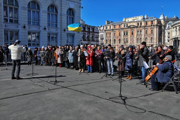 Ukraine conflict, Concert for Peace in Odessa