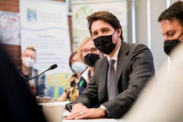 Canada, Prime Minister Justin Trudeau visits supervised drug consumption room in Toronto
