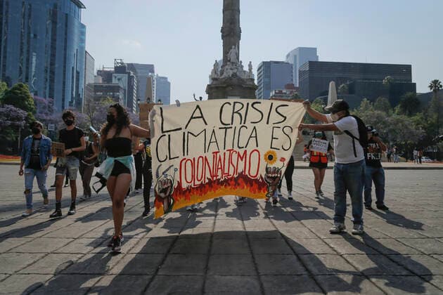 USA, Global Climate Strike in Mexico City