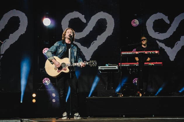 Sunrise Avenue concert in Grindelwald, Switzerland