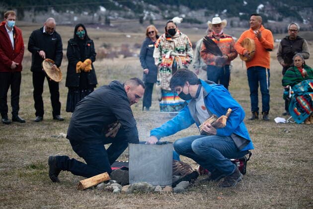Canada, Justin Trudeau visits First Nation in Williams Lake