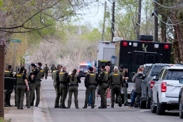 USA, Shooting in Albuquerque, New Mexico